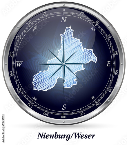 Karte von Nienburg-Weser