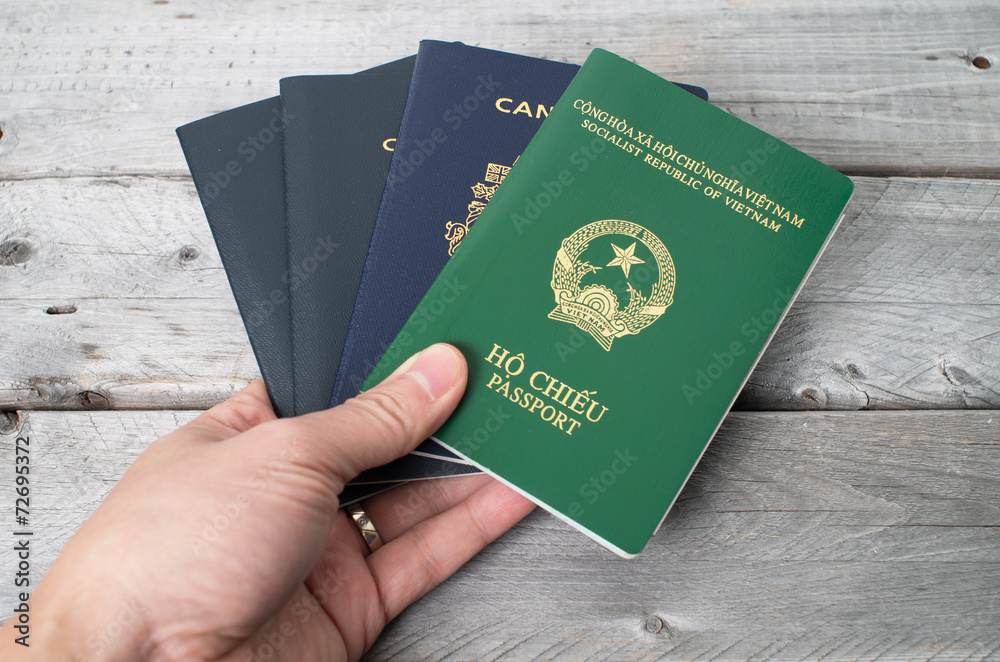 Dual citizenship concept, Vietnamese and Canadian Dual citizenship concept, Vietnamese and Canadian