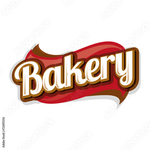 Bakery vector label