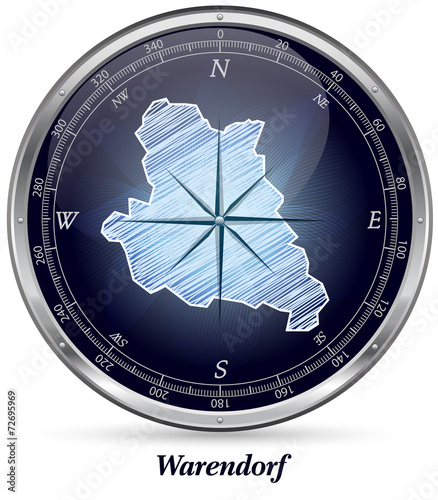 Karte von Warendorf