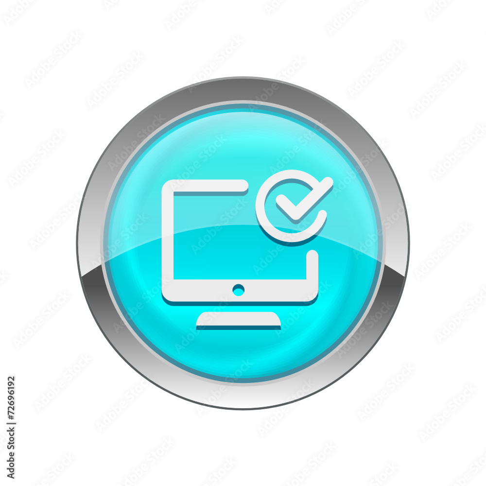 Glossy Vector Icon Glossy Vector Icon