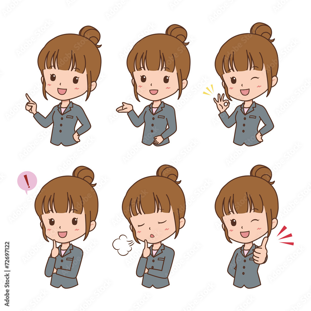 女性　バリエーション