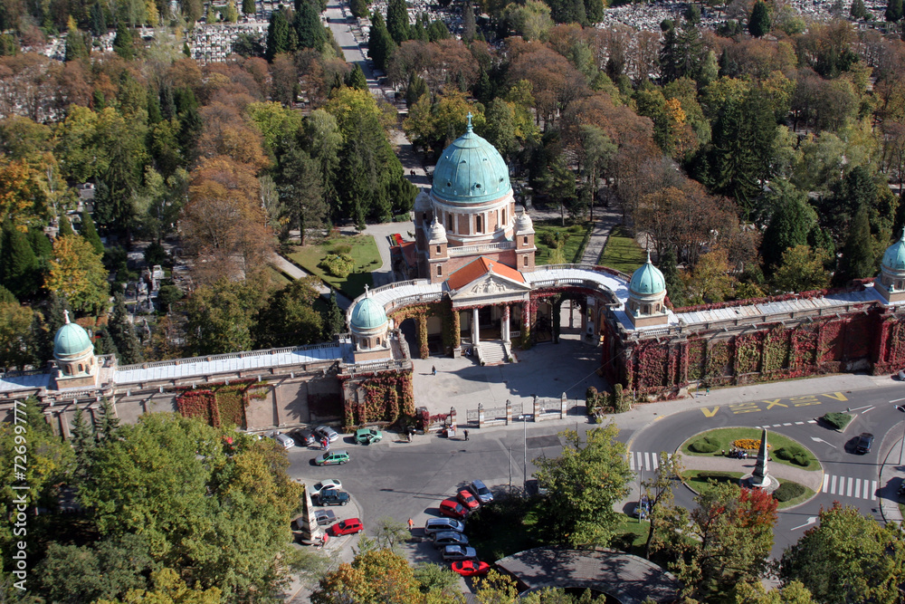 Fototapeta premium Mirogoj cemetery in Zagreb. Croatia.