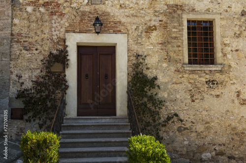 Old door in Tuscany