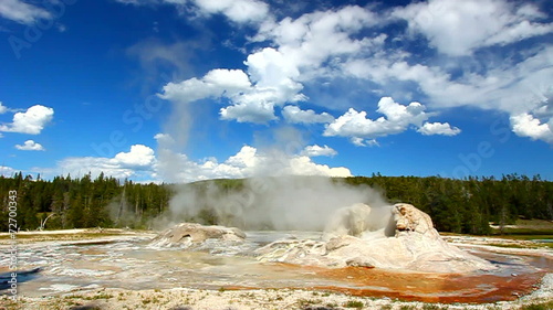 Rocket and Grott Geysers Yellowstone photo