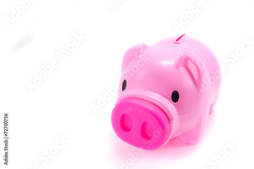 pink piggy bank