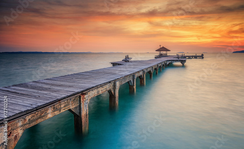 Wood bridge