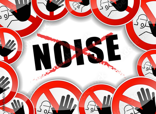 no noise abstract concept