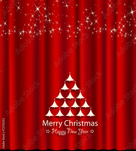 festive card for christmas ...