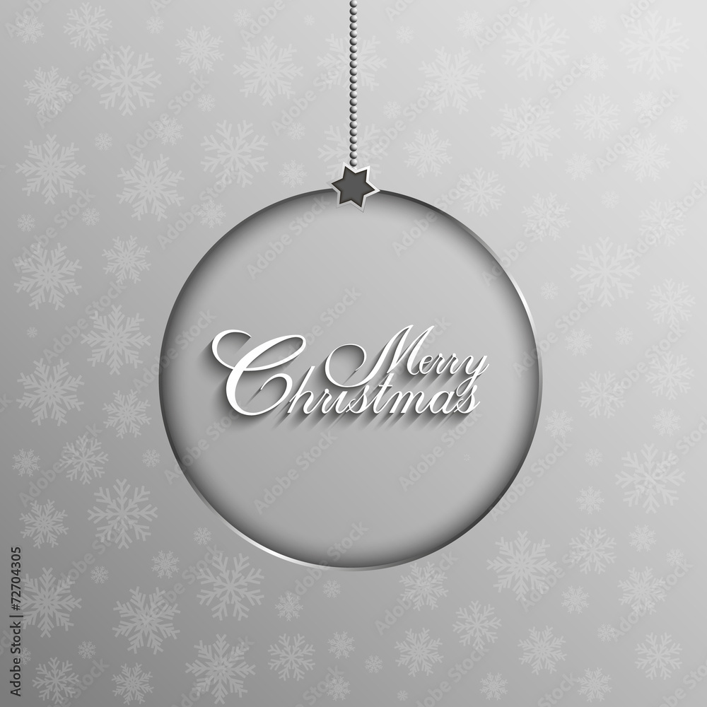 Christmas bauble on patterned background Christmas bauble on patterned background