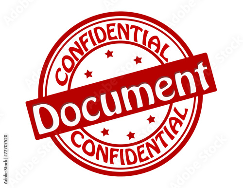 Confidential stamp