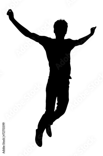 Happy Man Jumping