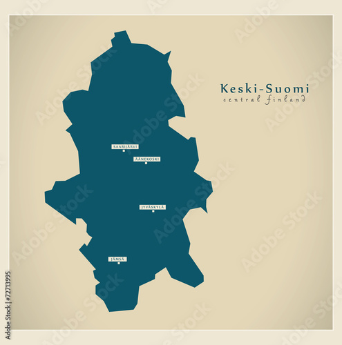 Modern Map - Keski-Suomi FI