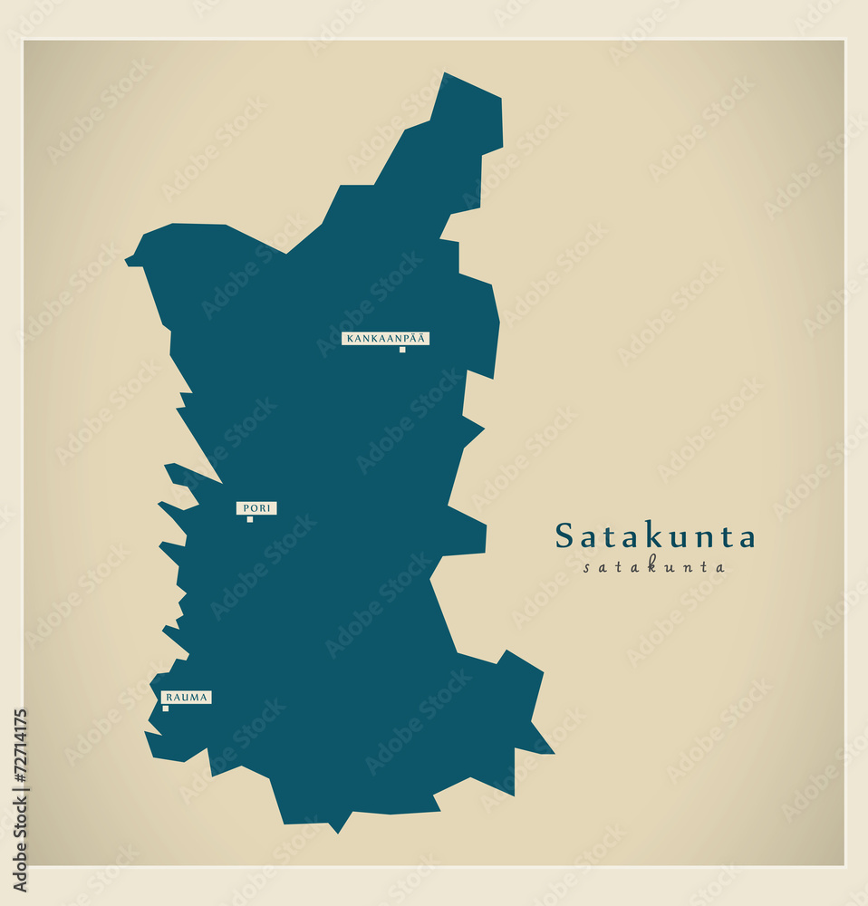 Modern Map - Satakunta FI