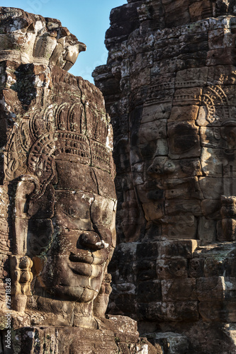 Faces of Bayon temple, Angkor, Cambodia