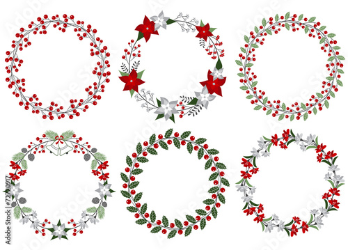 Christmas wreath set
