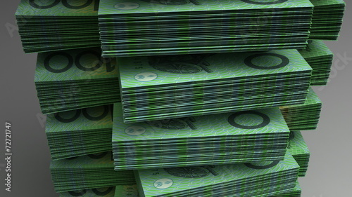 Stack of Australian Dollar