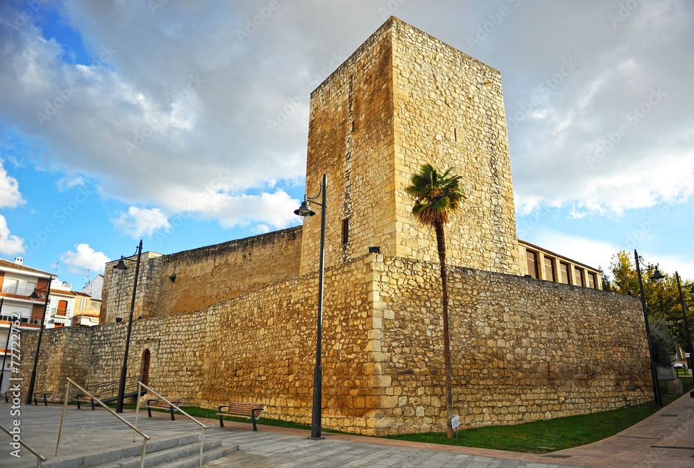 Samolepka Castillo del Moral, Lucena, Córdoba, España