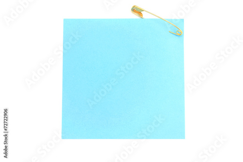 Blue post-it notes