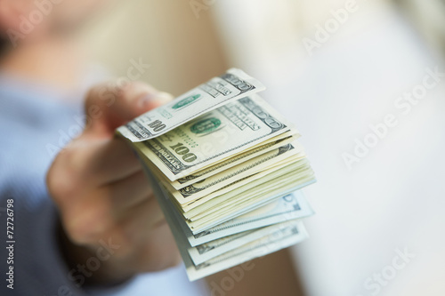  money in hand