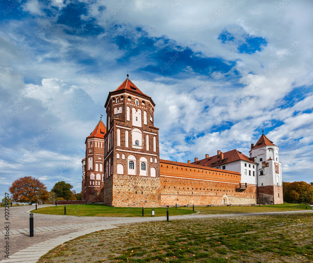 Mir castle in Belarus