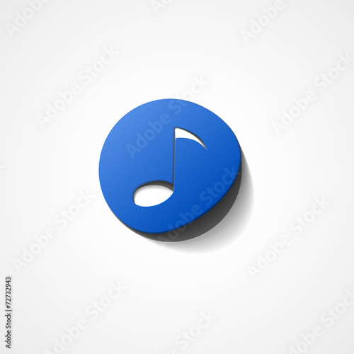 Vector note web icon