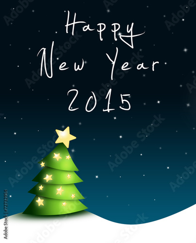 Silvester greeting card 2015