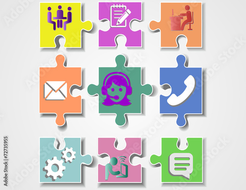 puzzles with objects negotiations