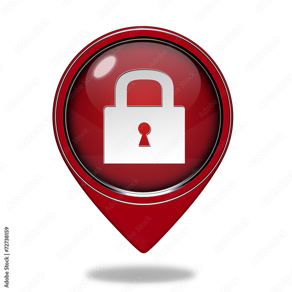 protect pointer icon on white background protect pointer icon on white background