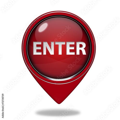 Free Download enter pointer icon on white background - GFXLoad
