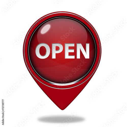 Free Download open pointer icon on white background - GFXLoad