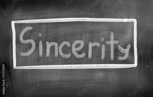 Sincerity Concept