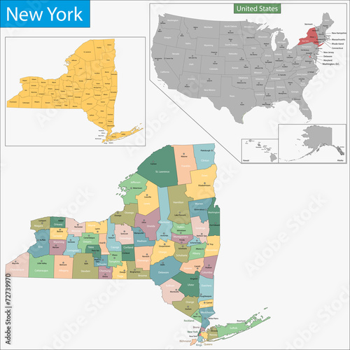 New York map