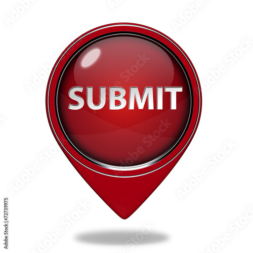 Free Download Submit pointer icon on white background - GFXLoad