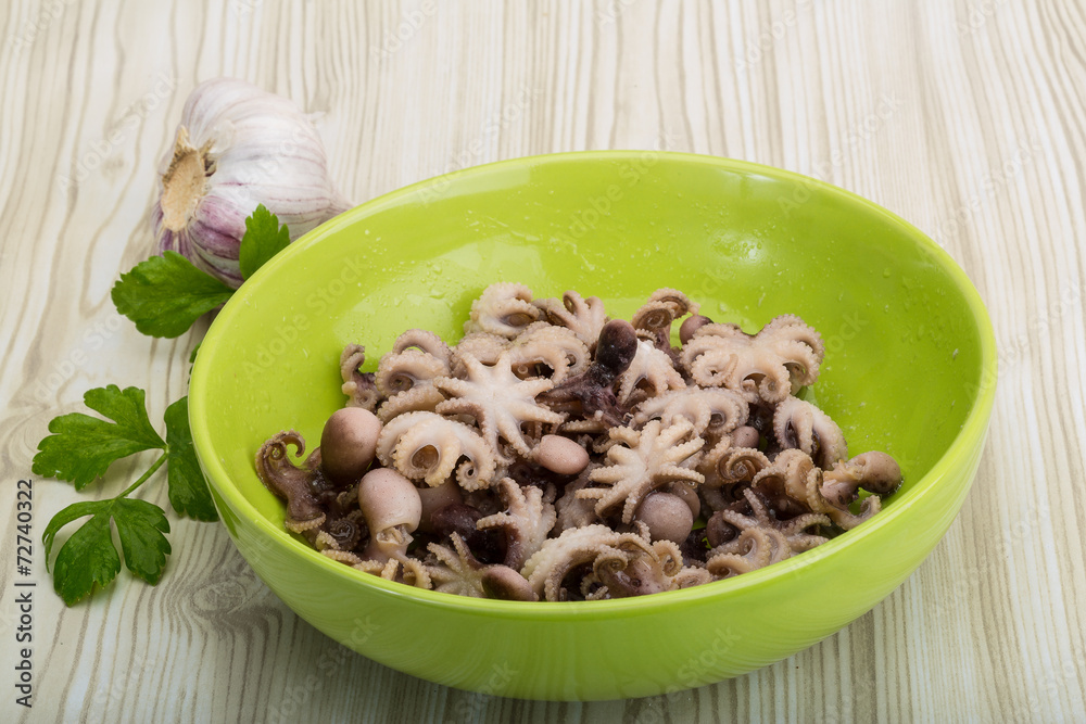Boiled octopus Boiled octopus