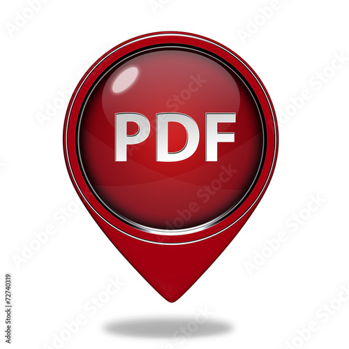 Pdf pointer icon on white background Free Download Pdf pointer icon on white background - GFXLoad