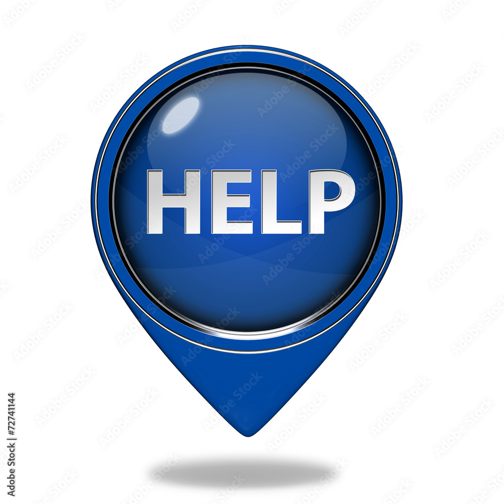 help pointer icon on white background help pointer icon on white background