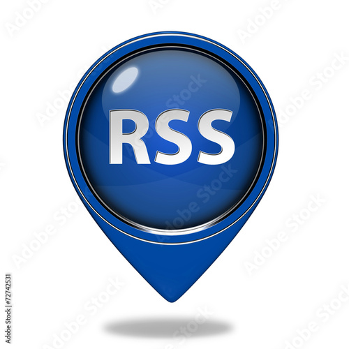 Free Download RSS pointer icon on white background - GFXLoad