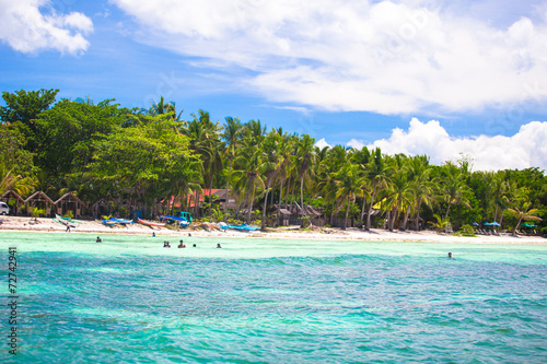 Fototapeta Naklejka Na Ścianę i Meble -  Tropical perfect island Puntod in Philippines