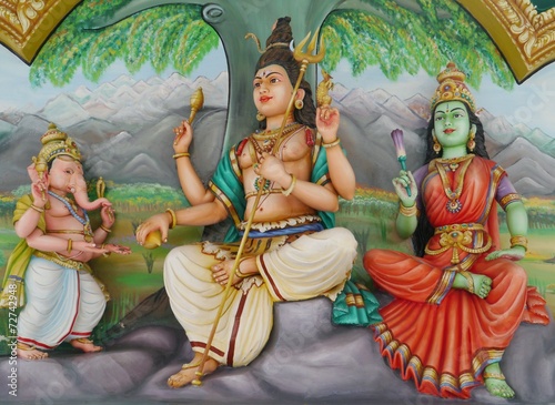 Photography Sri Maha Mariamman hindu temple in Kuala Lumpur in Malaysia