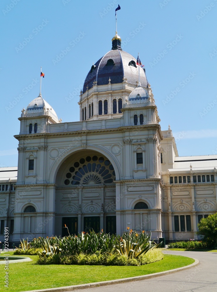 The Royal Exhibition Building in Carlton Gardens in Melbourne