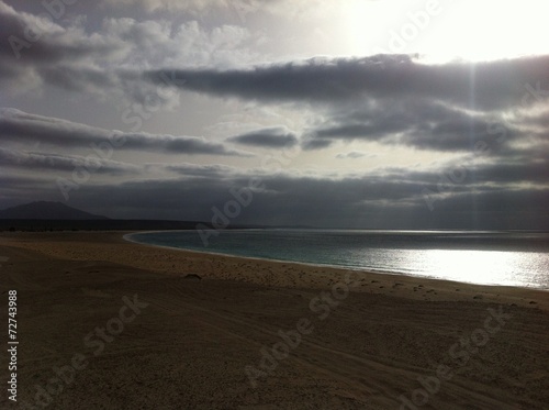 cape verde beach sunset