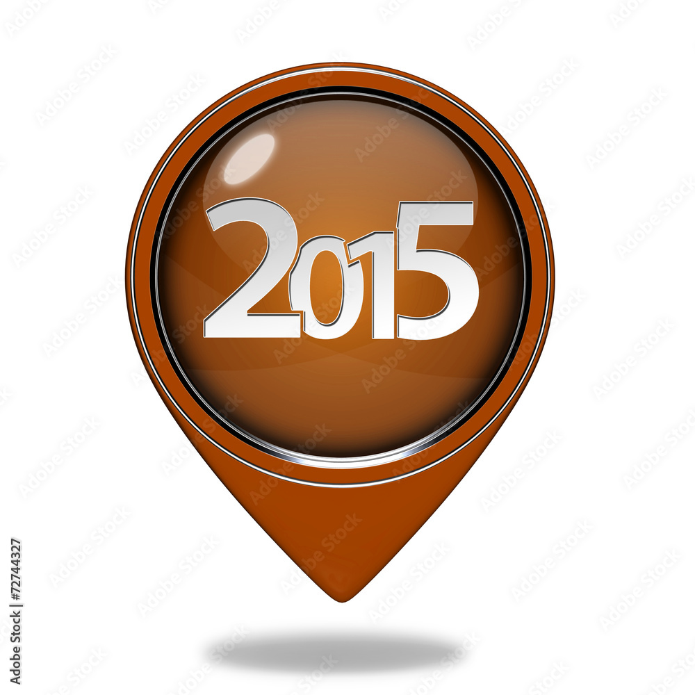 2015 pointer icon on white background 2015 pointer icon on white background