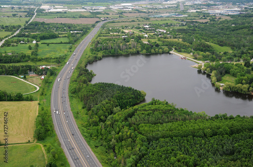Aerial view of southern Ontario