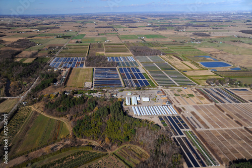 Aerial view of southern Ontario