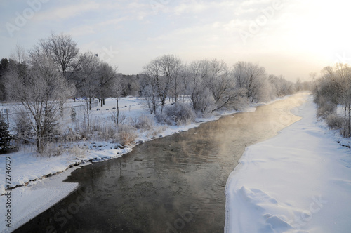 Winter river © Olga Gabai