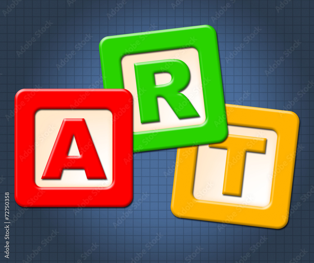 Art Kids Blocks Represents Painting Craft And Toddlers Art Kids Blocks Represents Painting Craft And Toddlers