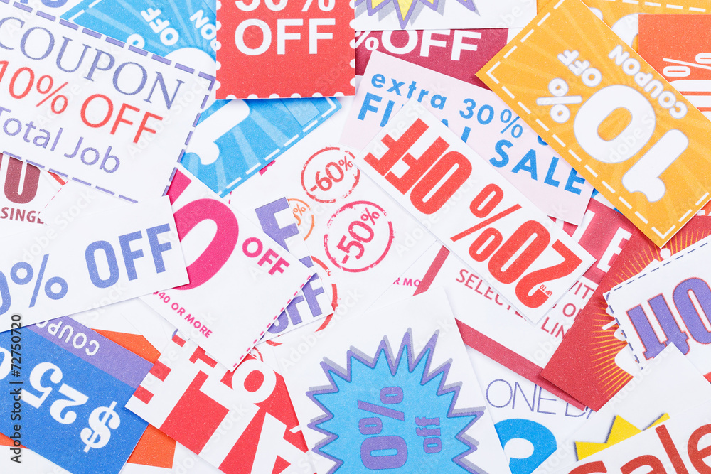 Group of discount coupon Group of discount coupon