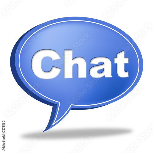 Wallpaper Mural Chat Message Represents Communicate Networking And Call Torontodigital.ca
