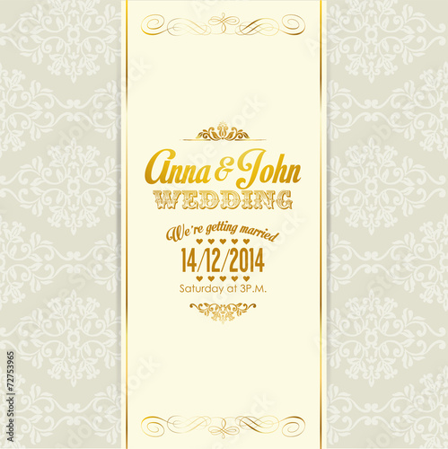 Wedding invitation
